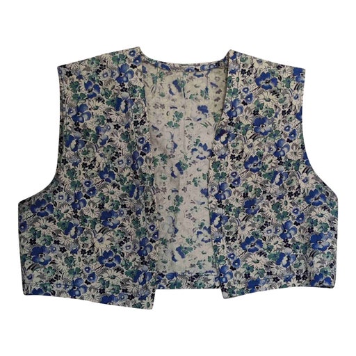 Gilet court en coton