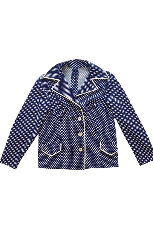 Handmade Navy Polka Dot Jacket