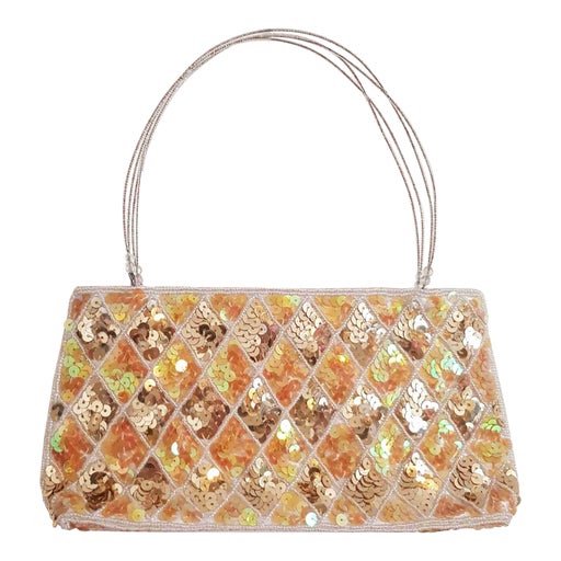 Beaded baguette bag