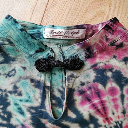 Robe longue tie and dye