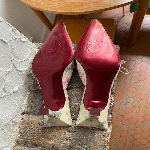 Mules en cuir