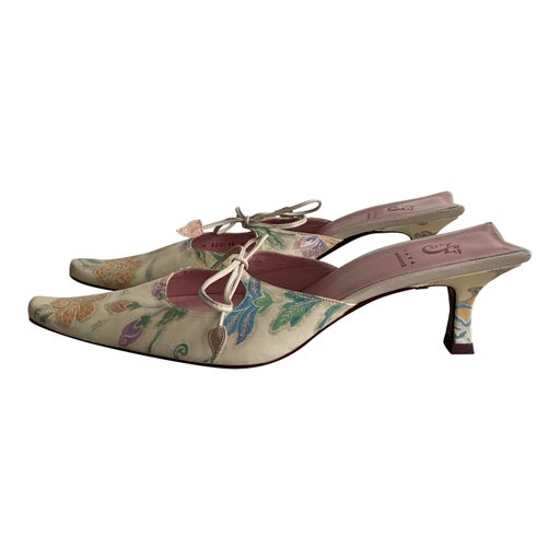 Mules en cuir