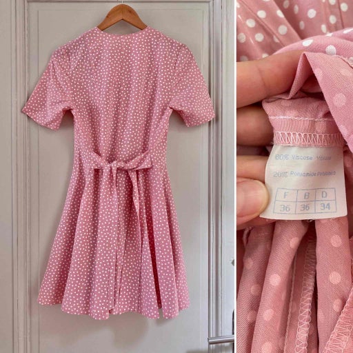 Robe mini à pois