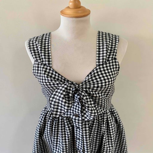 Mini robe vichy en coton