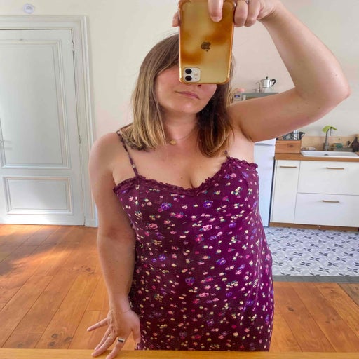 Robe nuisette à fleurs