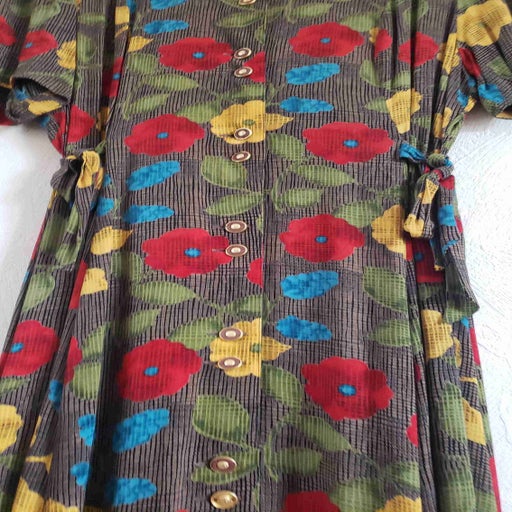 Floral dress.