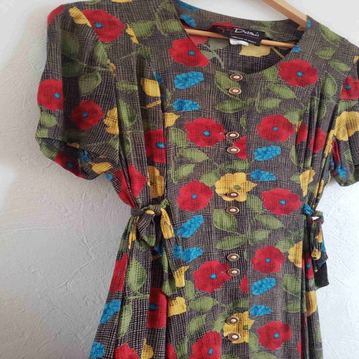 Floral dress.