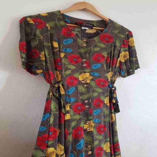 Floral dress.