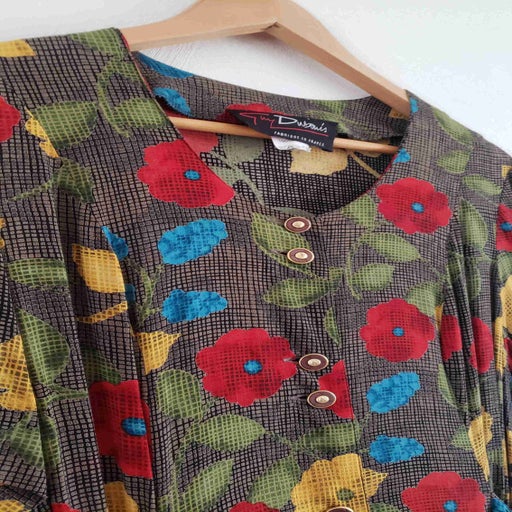 Floral dress.