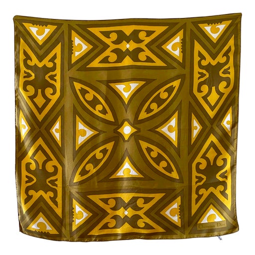Dior silk scarf