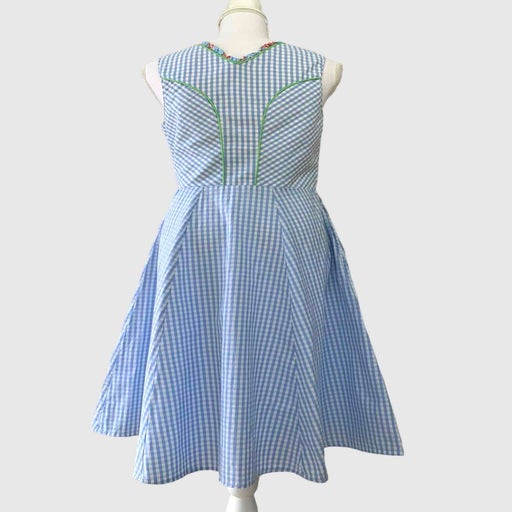 Robe vichy brodée