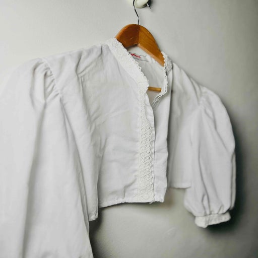 Crop top blanc