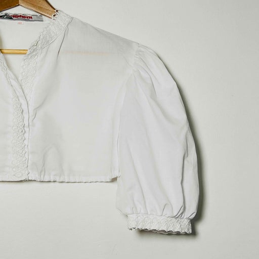 Crop top blanc