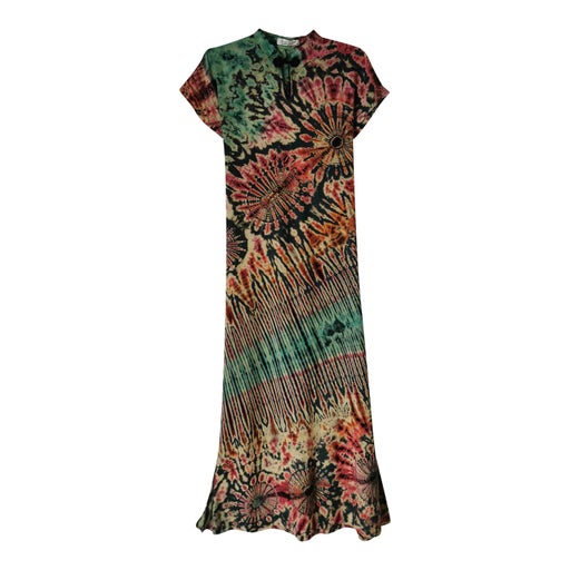Robe longue tie and dye