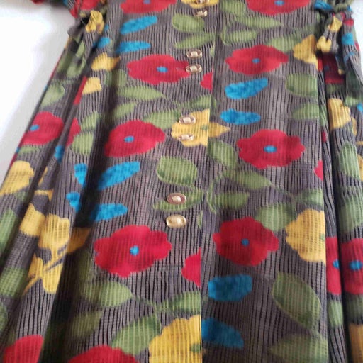 Floral dress.