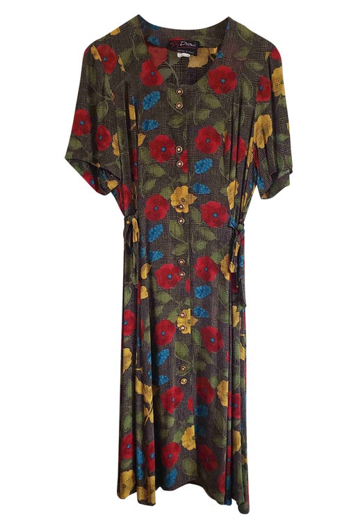 Robe à fleurs. 