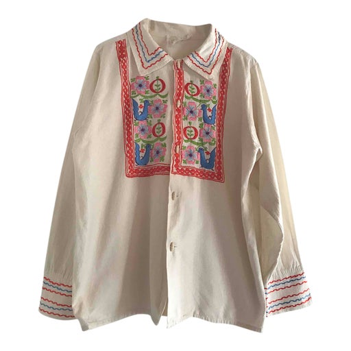 Blouse brodée