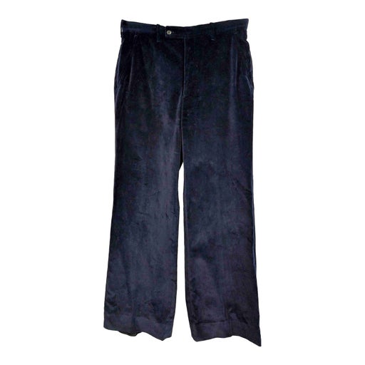 Pantalon flare en velours