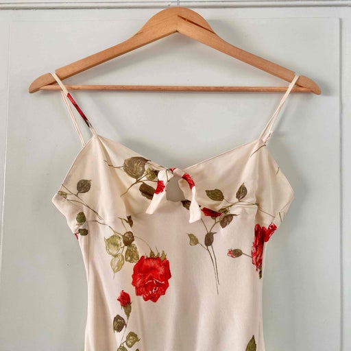 Robe midi à fleurs