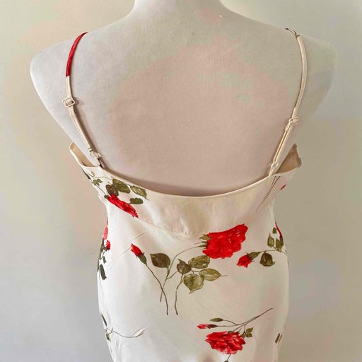 Robe midi à fleurs