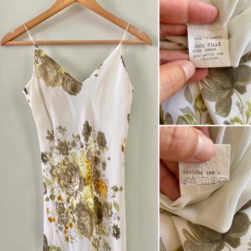 Robe nuisette à fleurs