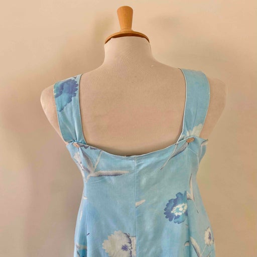 Robe longue à fleurs
