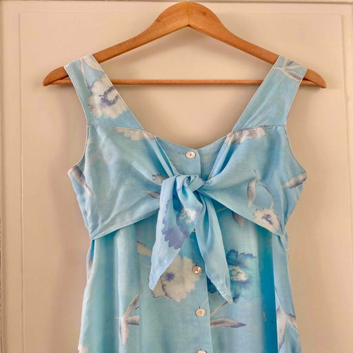 Robe longue à fleurs