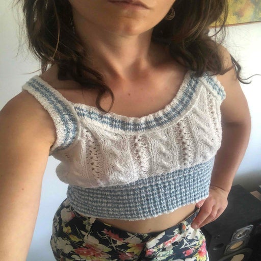Crop top en coton