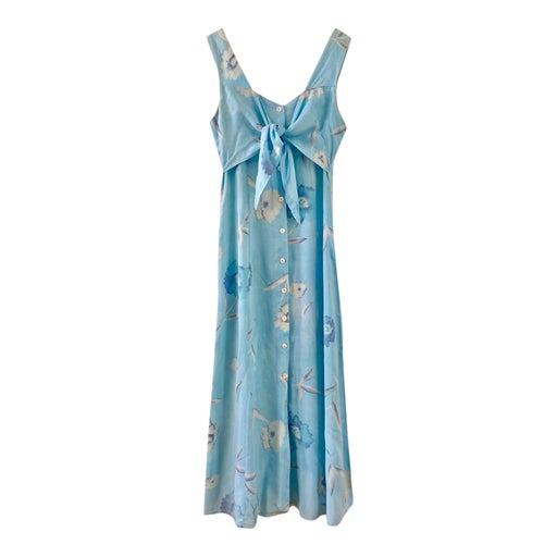 Robe longue à fleurs