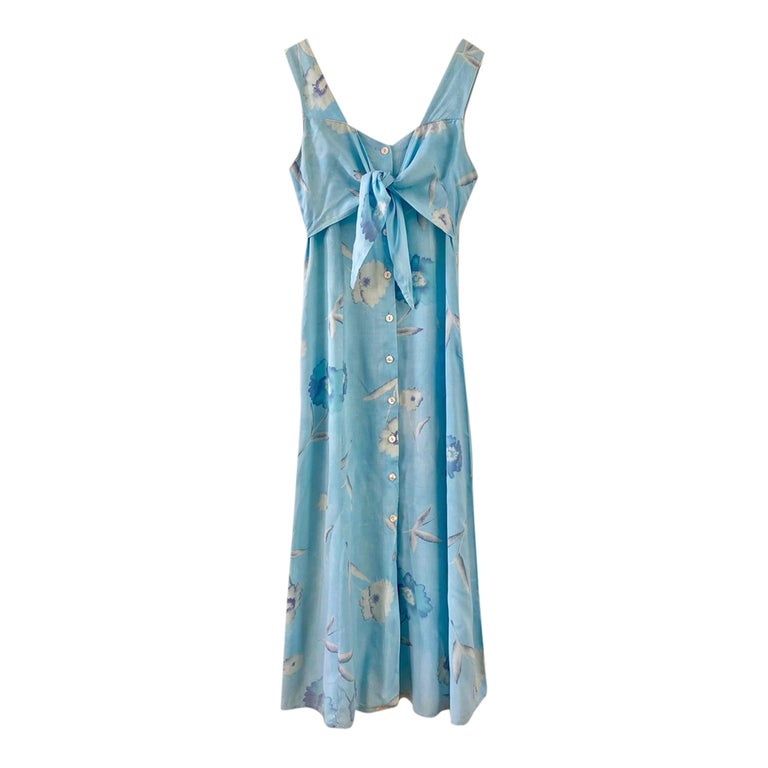 Robe longue à fleurs