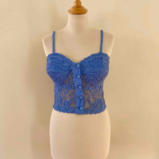 Bustier en broderies anglaises