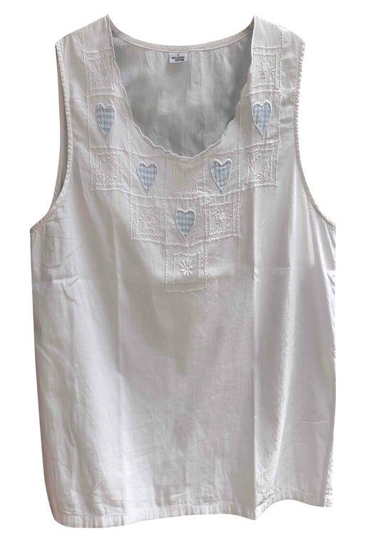 Embroidered tank top