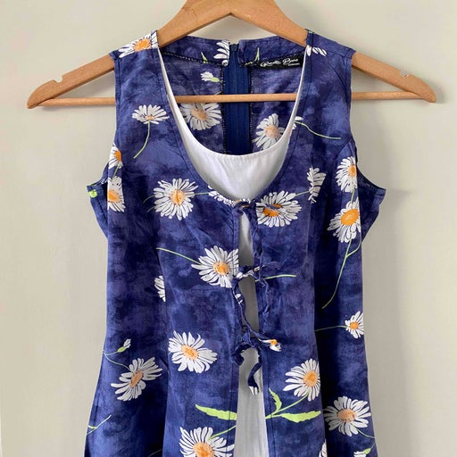 Robe longue à fleurs