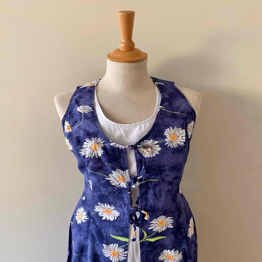 Robe longue à fleurs