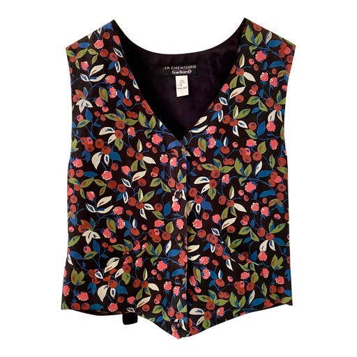 Gilet en soie Cacharel