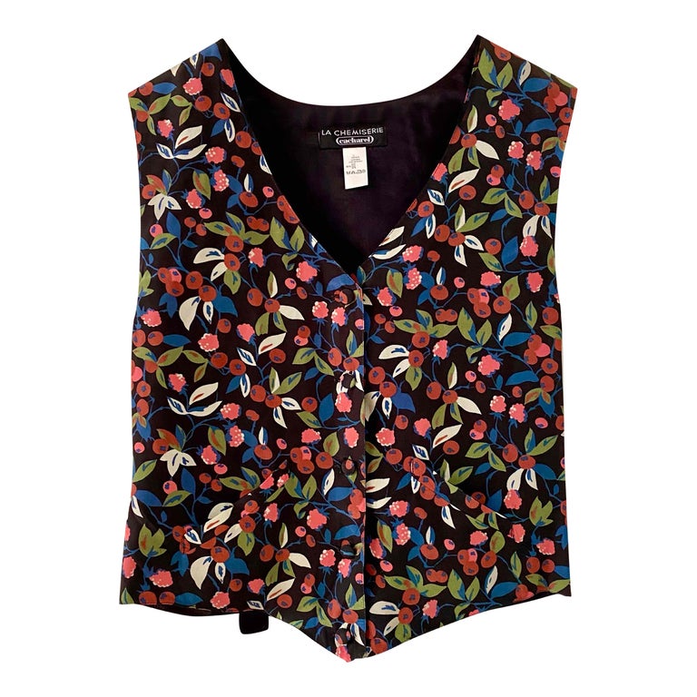 Gilet en soie Cacharel