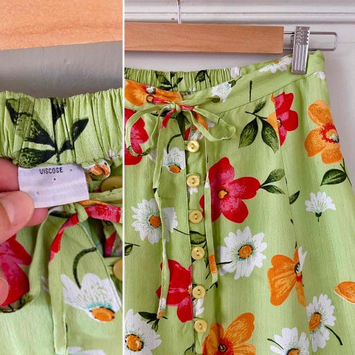 Mini jupe à fleurs