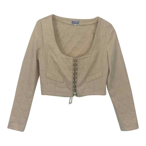 Crop top matelassé
