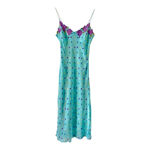 Robe nuisette pois et fleurs