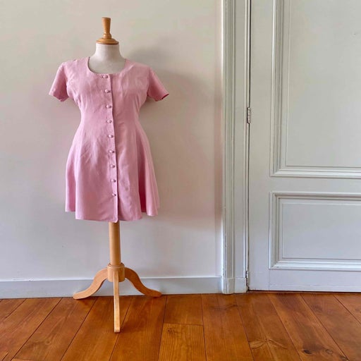 Mini robe en soie