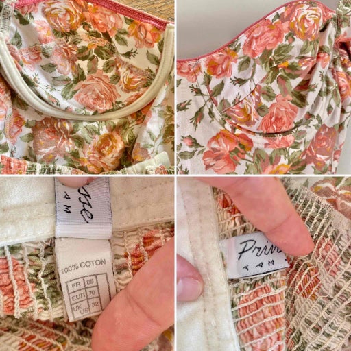 Crop top à fleurs