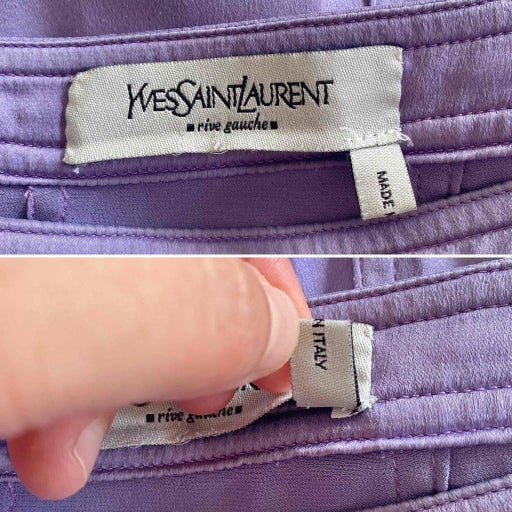 Jupe en soie Yves Saint Laurent