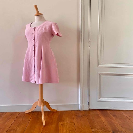 Mini robe en soie
