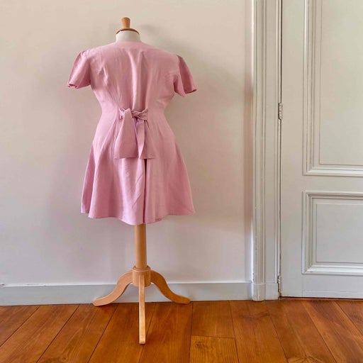 Mini robe en soie