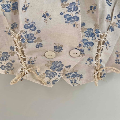 Blouse fleurie en lin