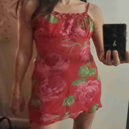 Robe nuisette à fleurs