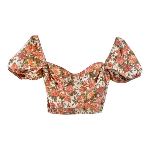 Floral crop top
