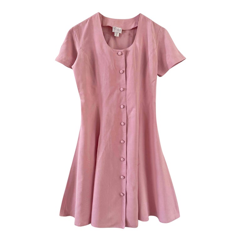 Mini robe en soie