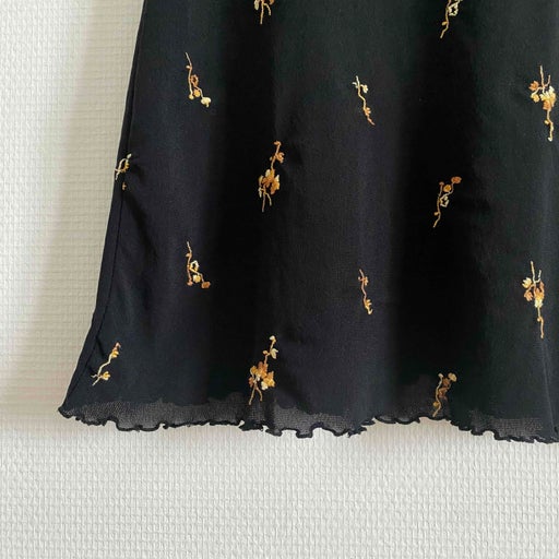 Robe mesh à fleurs