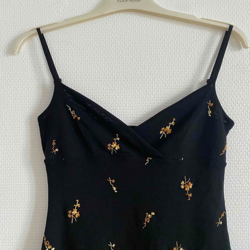 Robe mesh à fleurs